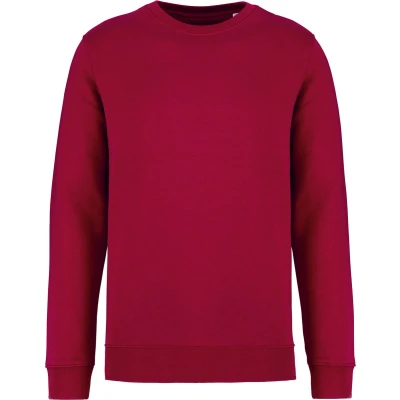Afbeelding van Native Spirit Ecologische uniseks sweater met ronde hals NS400 Hibiscus Red