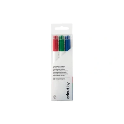 Afbeelding van Cricut Joy Permanent Marker 3 Pack 1.0 Stiftset Blauw, Rood, Groen