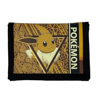 Afbeelding van Pokémon Portemonnee Eevee Klittenband 3d logo High Quality
