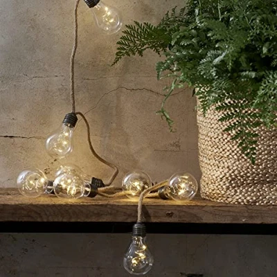 Afbeelding van Star Trading LED Kerstverlichting batterij 2,55M Kamerdecoratie binnen lichtsnoeren met decoratie voor kamer Lichtkettingtimer lampen