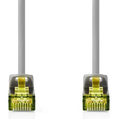 Afbeelding van Nedis Ccbw85420Gy10 Cat7 Kabel S/Ftp Rj45 Male 1.0 M Rond Lszh Grijs Window Box