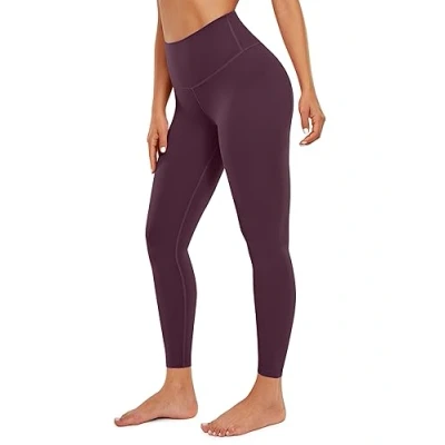 Afbeelding van CRZ yoga Butterluxe Dames legging 63,5 cm tot 71,1 Hoge taille Zachte broek, Paars.