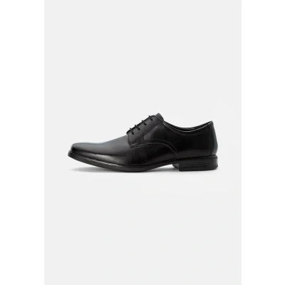 Afbeelding van Clarks Howard WALK Veterschoenen black, Heren, Maat: 39.5, Black Leer