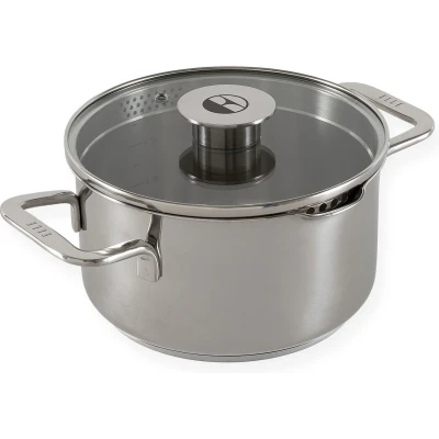 Afbeelding van ELLE Gourmet Classique Kookpan met Deksel Ø 18 cm PFAS vrije Kookpot inductie Geschikt voor alle warmtebronnen