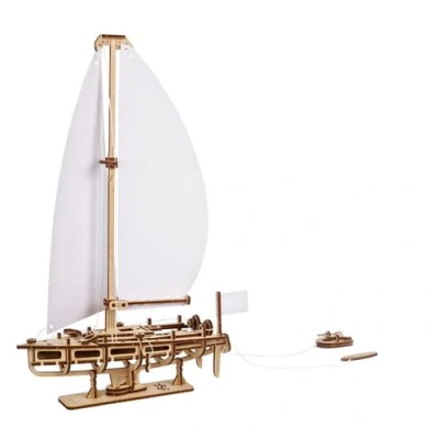 Image de Puzzle 3D Ugears Modèles mécaniques Ocean Beauty Yacht Bois