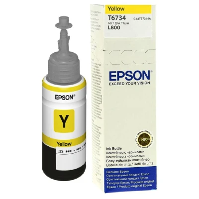 Afbeelding van Epson C13T67344A Inktcartridge Geel