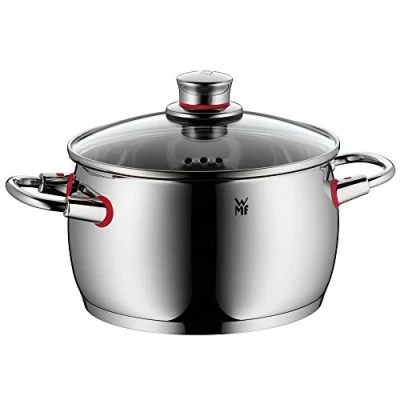 Afbeelding van WMF Quality One 775206380 steelpan met deksel Cool+ 20 cm