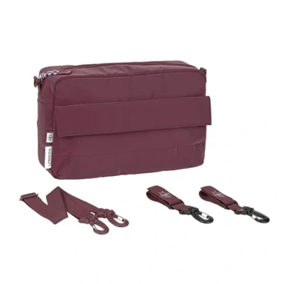 Afbeelding van Lässig Luiertas Schoudertas Casual Buggy Organizer Bag Deep Red Wijnrood