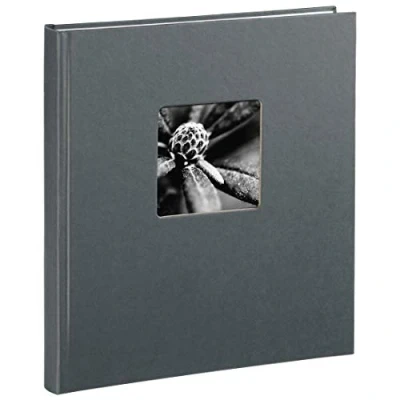 Image de Hama Album Photo &quot;Fine Art&quot; (format 29 x 32 cm, 50 pages blanches, sans spirale) Gris