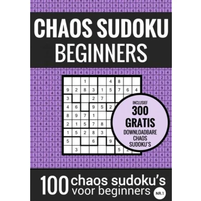 Image de SUDOKU Makkelijk: CHAOS nr. 1 Puzzelboek met 100 Makkelijke Puzzels voor Volwassenen en Ouderen