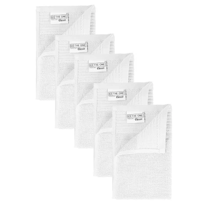 Afbeelding van 5 x The One Towelling gastendoekje 30x50 Wit