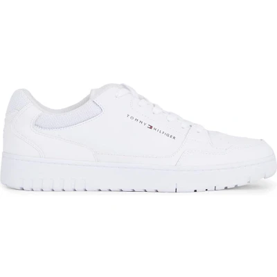 Afbeelding van Tommy Hilfiger Basket CORE Sneakers laag, Heren, Maat: 42, White Leer