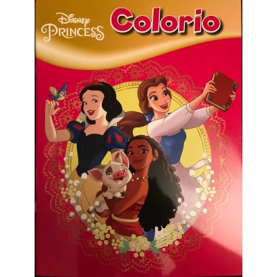 Afbeelding van kleurboek disney princess vol met prinsessen