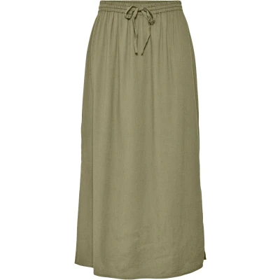 Afbeelding van PIECES PCPIA MW ANKLE SKIRT WVN NOOS Dames Rokken