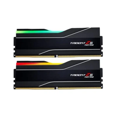 Image de Mémoire RAM G.Skill Trident Z5 Neo RGB F5 6000J3238F16GX2 TZ5NR 32Go (2x16Go) DDR5 6000 MHz CL32 Noir