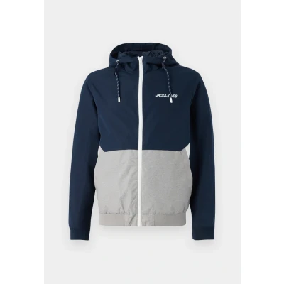 Afbeelding van Jack &amp; Jones Jjerush HOOD Jas, Heren, Maat: Small, Dunkelblau