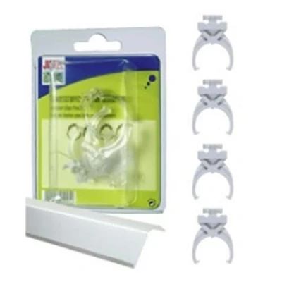 Afbeelding van Juwel Bevestigingsclips Plastic T8 Verlichting 4 stuks