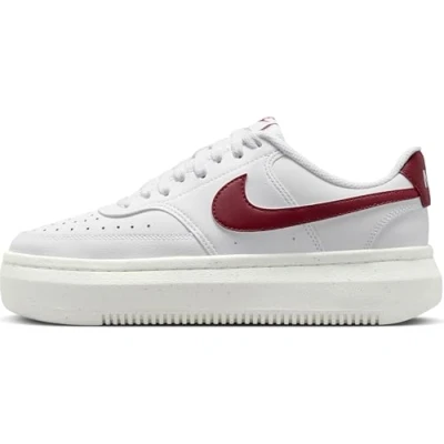 Image de Nike Court Vision Alta Chaussures pour femme Blanc/Team Red Sail Taille 40 EU, White Team Sail, EU