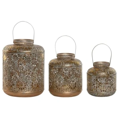 Afbeelding van Set van placemats Home ESPRIT Gouden Metaal 24 x 32 cm