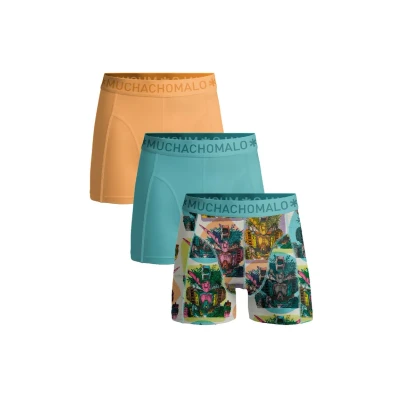 Afbeelding van Muchachomalo Heren Boxershorts 3 Pack Maat S 95% Katoen Mannen Onderbroeken