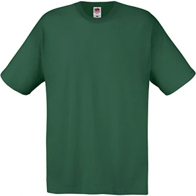 Afbeelding van Fruit of the Loom Valueweight T shirt S M L XL XXL XXXL, Fles Groen