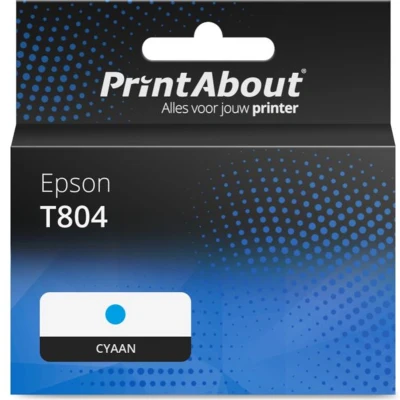 Afbeelding van Huismerk Epson T8042 Inktcartridge Cyaan