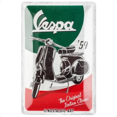 Afbeelding van Vespa Original Metalen Wandplaat