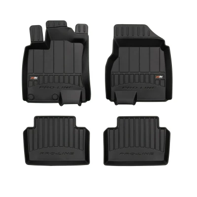 Afbeelding van FROGUM 3D408289 Vloermatset Rubber voor en achter 4 Zwart NISSAN: Qashqai / Qashqai+2 I