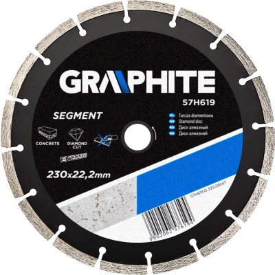 Afbeelding van Graphite diamantschijf 230mm Segment