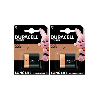 Afbeelding van 2 x Duracell 223 batterijen (2 1 batterij), (CR P2)