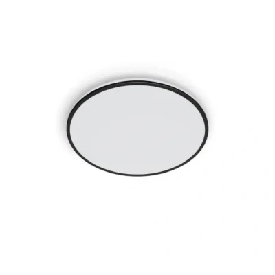 Afbeelding van Philips Ozziet plafondlamp rond zwart 22W 27K
