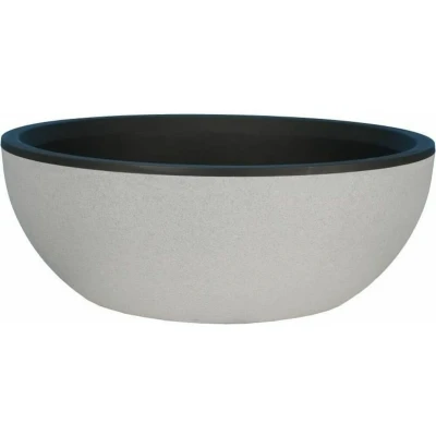 Afbeelding van Bloempot Riviera Granite Lichtgrijs Ø 40 cm