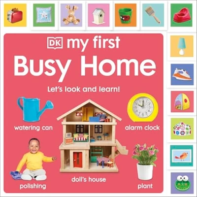 Afbeelding van My First Tabbed Board Book Busy Home: Let&#039;s Look and Learn!