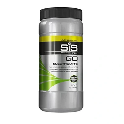 Afbeelding van Science in Sport GO elektrolytenpoeder, citroen, isotonisch energieverbruik, rijk aan koolhydraten en elektrolyten, veganistisch, glutenvrij, 500 g, 12 porties