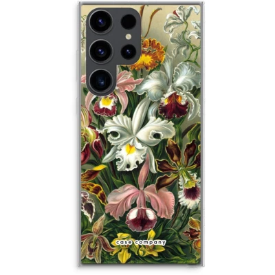 Afbeelding van Case Company® hoesje geschikt voor Samsung Galaxy S23 Ultra Haeckel Orchidae Soft Cover Telefoonhoesje Bescherming aan alle Kanten en Schermrand