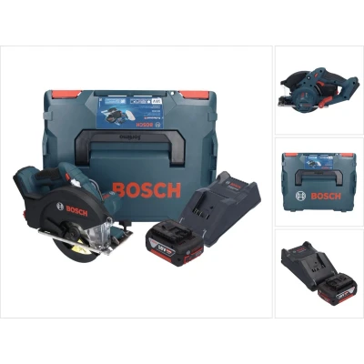 Afbeelding van Bosch GKM 18V 50 Professionele accu metaalcirkelzaag 18 V 136 mm borstelloos + 1x 5.0 Ah lader L Boxx