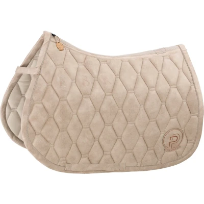 Afbeelding van Eskadron Platinum Veelzijdigheidszadeldekje Metallic Faux Leather Tan Taupe Full