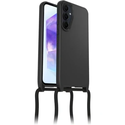 Afbeelding van OtterBox React Necklace Geschikt voor Samsung Galaxy A55 Hoesje met Koord Zwart