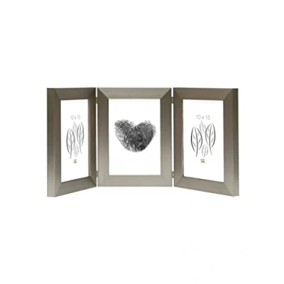 Afbeelding van Deknudt Frames fotolijst S41VD1 H3V zilver drieluik 3x 10x15 cm
