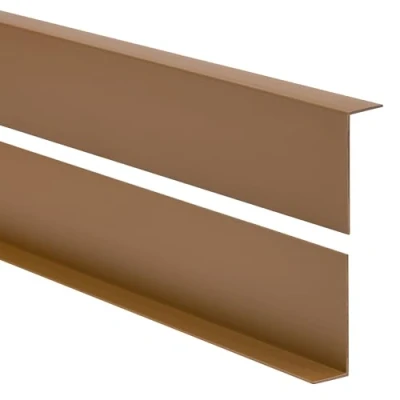 Afbeelding van Quest Pvc randbeschermingshoek zonder plakband, hoeklijst, 35 x 18 mm, 200 cm, bruin