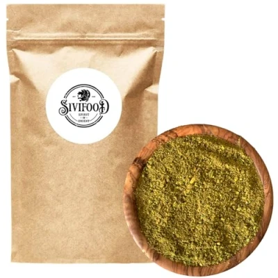Afbeelding van SIVIFOOD gemalen pistachenoten, 250 g, natuurlijk, veganistisch, hoogwaardig, pistachemeel om te bakken, grote verpakking, natuurlijk pistachepoeder