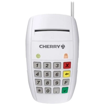 Afbeelding van CHERRY Smart Terminal ST 2100, Lecteur de Carte à Puce USB Haute qualité, Saisie sécurisée du Code PIN