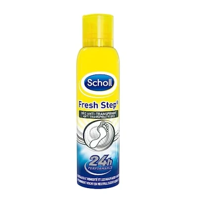 Image de Scholl Spray Fresh Step Déodorant Chaussures Anti Transpirant 150ml