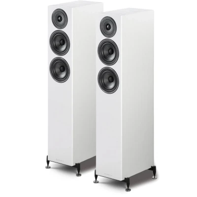 Afbeelding van Wharfedale Diamond 12.3 Vloerstaande luidsprekers Klartity TM drivers Resonantiecontrole Wit (per paar 2 stuks)