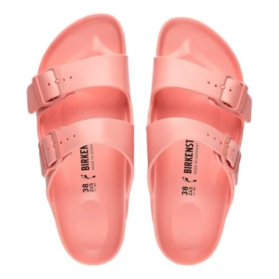 Afbeelding van Birkenstock Arizona EVA Narrow Badslippers, Dames, Maat: 40, Coral peach Kunststof