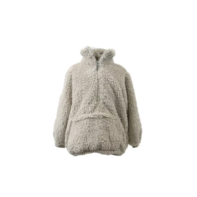 Afbeelding van Unique Living Hoodie Willow kids/peuter 43x47cm chateau grey