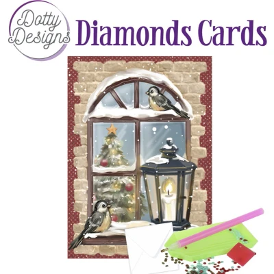 Afbeelding van Dotty Designs Diamond Cards Christmas Window