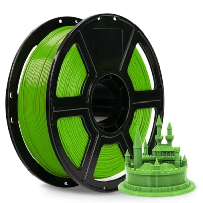 Afbeelding van FLASHFORGE ABS PRO 3D printerfilament, hittebestendige filamenten, spoel 1 kg, maatnauwkeurigheid +/ 0,02 mm, sterke en duurzame verbruiksartikelen (groen)