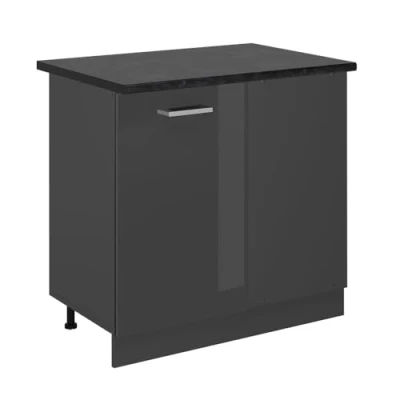 Afbeelding van Vicco Hoekkast R Line, Antraciet Hoogglans/Antraciet, 86 cm , WB