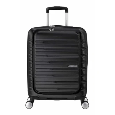 Afbeelding van American Tourister Reiskoffer Flashline Frontloader 55/40cm handbagage Black 34 l